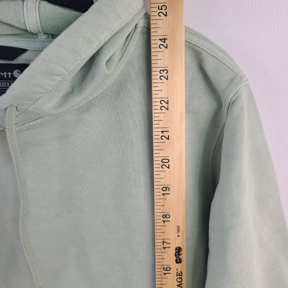 NWT Carhartt Womens Relaxed Fit French Terry Hoodie Sweatshirt Sage Green Sz S - Picture 4 of 5